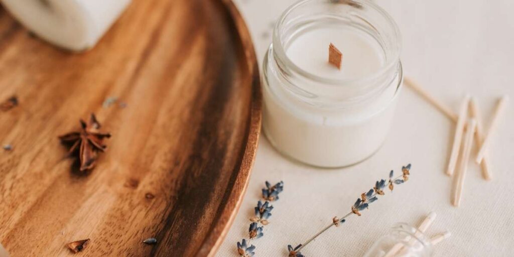 la Bougie parfumée d'ambiance