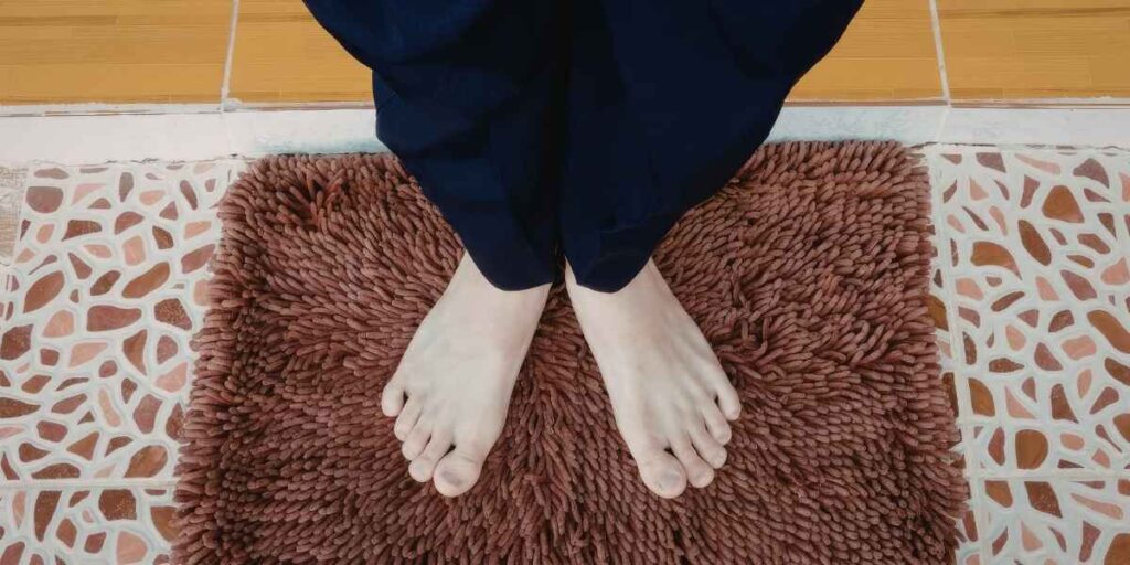 tapis de bain coordonné
